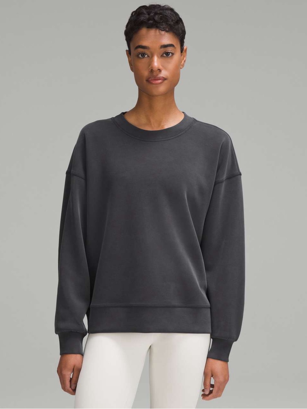 Lululemon Softstreme Crewneck Pullover in Black